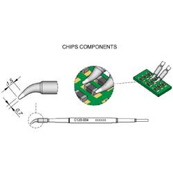 JBC Tools C120004 odsávací hrot zahnutý Velikost hrotů 0.7 mm Obsah 1 ks