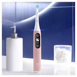Oral-B iO Series 6s Rosa elektrický kartáček na zuby, rotační/oscilační, růžová, 4210201427384
