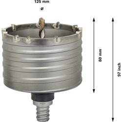 Bosch Accessories Bosch Power Tools 2608580525 dutá vrtací korunka 2dílná 125 mm 1 ks