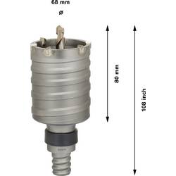 Bosch Accessories Bosch Power Tools 2608580521 dutá vrtací korunka 2dílná 68 mm 1 ks
