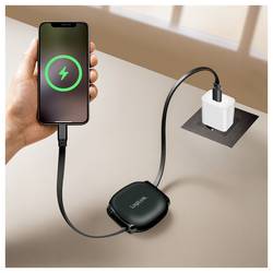 LogiLink Kabel USB-C USB 2.0 USB-C ® zástrčka 1.00 m černá oboustranně zapojitelná zástrčka, Pro povolování CU0500