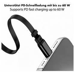LogiLink Kabel USB-C USB 2.0 USB-C ® zástrčka 1.00 m černá oboustranně zapojitelná zástrčka, Pro povolování CU0500