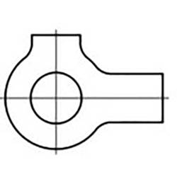 podložka plochá se 2 laloky 10.5 mm 21 mm ocel 1000 ks TOOLCRAFT TO-6854874