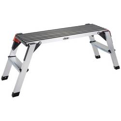 Vigor 1306560 V4638 hliník žebříková platforma skládací stříbrná, černá 7.2 kg