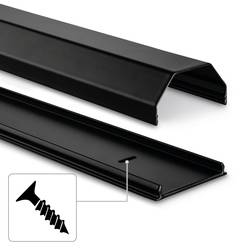 Hama Kabelová lišta hliník černá tuhý (d x š x v) 1.1 m x 50 mm x 26 mm 1 ks 00220987