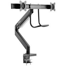 SpeaKa Professional držák na stůl pro monitor SP-MM-820 2 Displej: (s) 43,2 cm (17) - 81,3 cm (32) matná černá nakláněcí, naklápěcí