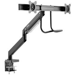 SpeaKa Professional SP-MM-820 držák na stůl pro monitor 2 Displej: (s) 43,2 cm (17) - 81,3 cm (32) matná černá nakláněcí, naklápěcí