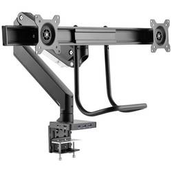 SpeaKa Professional držák na stůl pro monitor SP-MM-820 2 Displej: (s) 43,2 cm (17) - 81,3 cm (32) matná černá nakláněcí, naklápěcí
