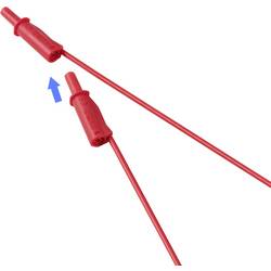 VOLTCRAFT | Měřicí vodič 4 mm | červený 2,5 mm,² CAT IV 600 V 32 A