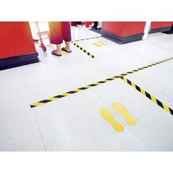 Durable 1043130 Podlahová označovací páska DURALINE, rozpojitelná černá, žlutá 1 ks (d x š x v) 15 m x 50 mm x 15 mm