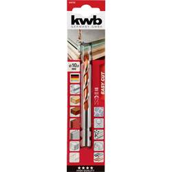 kwb 048700 víceúčelový vrták, tvrdý kov, wolfram-ocel, 10 mm, délka 120 mm, válcová stopka, 1 ks