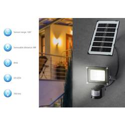 Sygonix SY-5461108 solární bodové osvětlení s PIR detektorem 10 W Barvy světla (LED svítidlo): neutrální bílá