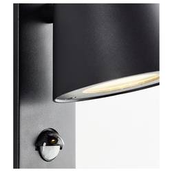 Brilliant Bari 44321/06 venkovní nástěnné osvětlení s PIR detektorem GU10 LED černá