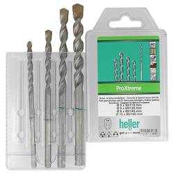 Heller ProXtreme 28263 5 tvrdý kov sada vrtáku do betonu 4dílná 5 mm, 6 mm, 8 mm, 10 mm trojhranná násada 1 sada