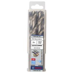 Bosch Accessories 2608585545 HSS kovový spirálový vrták 12.9 mm Celková délka 151 mm broušený DIN 338 válcová stopka 5 ks