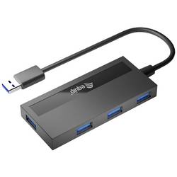 Equip 128956 USB Hub 4 porty USB-A USB 3.0 5 GBit/s černá 128956