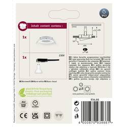 Paulmann 93466 Nova vestavné svítidlo, LED, GU10, 6.5 W, bílá (matná)