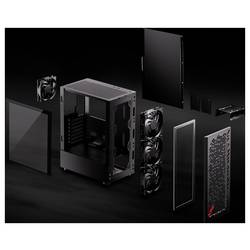 ADATA VALOR AIR midi tower PC skříň černá