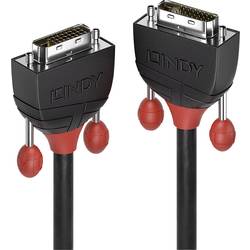LINDY DVI kabel DVI-D 24+1pol. Zástrčka, DVI-D 24+1pol. Zástrčka 2.00 m černá 36252 DVI kabel