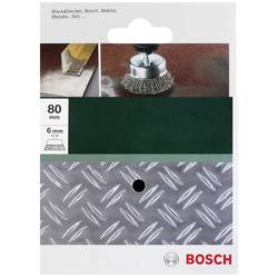Bosch Accessories Hrnkové kartáče pro vrtačky - vlnitý drát, průměr 80 mm = 80 mm Ø dříku 6 mm 2609256520 1 ks