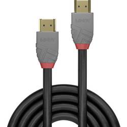 LINDY HDMI kabel Zástrčka HDMI-A, Zástrčka HDMI-A 1.00 m černá 36962 4K UHD HDMI kabel