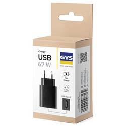 GYS USB-LADEGERÄT 67W USB nabíječka, Rychlonabíječka, USB-C®, 67 W, Rychlé nabíjení, černá