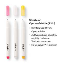 Cricut Joy™ Gel 1,0 mm, 3er sada pera bílá, růžová, oranžová