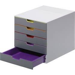 Durable VARICOLOR 5 - 7605 760527 box se zásuvkami šedá DIN A4, DIN C4 , Folio , Letter Počet zásuvek: 5