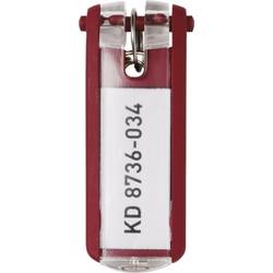 Durable věšák na klíče 195703 Key Clip - 1957 červená 6 ks
