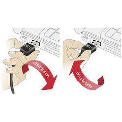 Delock USB kabel USB 2.0 USB-A zástrčka, USB-B zástrčka 3.00 m černá oboustranně zapojitelná zástrčka, pozlacené kontakty, UL certifikace 83360