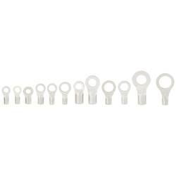TRU COMPONENTS TC-11991844 sada kulatých kabelových ok bez izolace 0.5 mm² 6 mm² stříbrná 1440 ks