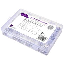 TRU COMPONENTS TC-11991844 sada kulatých kabelových ok bez izolace 0.5 mm² 6 mm² stříbrná 1440 ks