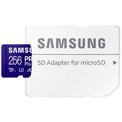Samsung PRO Plus paměťová karta microSDXC 256 GB A2 Application Performance Class, v30 Video Speed Class, UHS-I vč. SD adaptéru