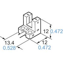 Panasonic vidlicová světelná závora PM-L25-P PM-L25-P typ L spínání za světla, spínání za tmy 5 - 24 V/DC 1 ks