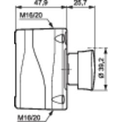 BACO LBX10510, BALBX10510 tlačítko nouzového vypínače, 240 V/AC, 1 rozpínací kontakt, 1 ks