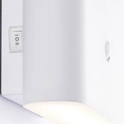 Brilliant Xino G80605/05 venkovní nástěnné LED osvětlení s PIR detektorem LED pevně vestavěné LED 34 W bílá