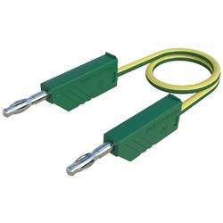 Hirschmann Test & Measurement CO MLN 100/2,5 měřicí kabel lamelová zástrčka 4 mm lamelová zástrčka 4 mm 1.00 m žlutá, zelená 1 ks