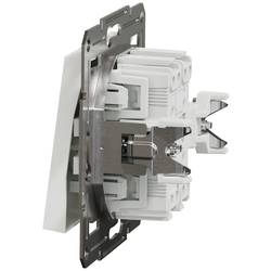 Schneider Electric dvojitý vypínač Asfora Signální bílá (RAL 9003) EPH0370121D 1 ks