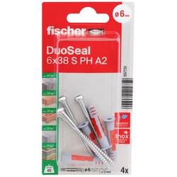 Fischer 557731 DuoSeal 6 x 38 S PH TX A2 K NV hmoždinka 38 mm 6 mm 1 sada