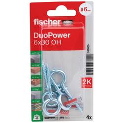 Fischer 535005 DuoPower 6 x 30 OH K NV sada hmoždinek 30 mm 6 mm 1 sada