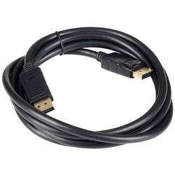 Akyga DisplayPort kabel Konektor DisplayPort 1.8 m černá AK-AV-10 pozlacené kontakty Kabel DisplayPort