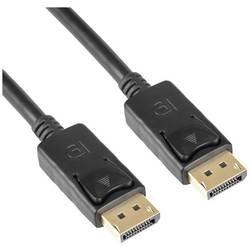 Akyga DisplayPort kabel Konektor DisplayPort 1.8 m černá AK-AV-10 pozlacené kontakty Kabel DisplayPort