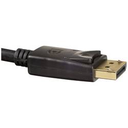 Akyga DisplayPort kabel Konektor DisplayPort 1.8 m černá AK-AV-10 pozlacené kontakty Kabel DisplayPort