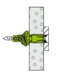 Fischer 532701 UX Green 10 x 60 R WH K NV univerzální hmoždinka 60 mm 10 mm 1 sada