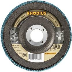 Rhodius 211518 LSZ F3 vějířovitý brusný kotouč Zrnitost 120 nerezová ocel, ocel 10 ks