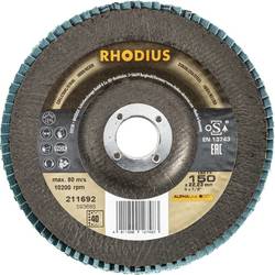 Rhodius 211692 LSZ F3 vějířovitý brusný kotouč Zrnitost 40 nerezová ocel, ocel 10 ks