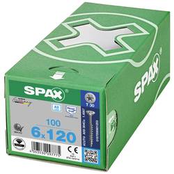 SPAX 0197000601203 R 88091 Senkkopf T-STAR TG šroub se zápustnou hlavou 6 mm 120 mm T-STAR plus nerezová ocel A2 100 ks