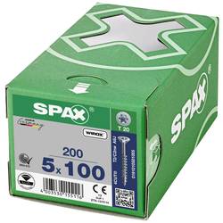 SPAX 0191010501005 R 88091 Senkkopf/T-STAR TG šroub do dřeva 5 mm 100 mm T-STAR plus ocel WIROX 200 ks