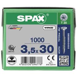 SPAX 0191010350305 R 88091 Senkkopf/T-STAR TG šroub do dřeva 3.5 mm 30 mm T-STAR plus ocel WIROX 1000 ks