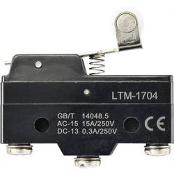TRU COMPONENTS TC-9201368 mikrospínač 250 V/AC 15 A 1x zap/(zap) bez aretace 1 ks
